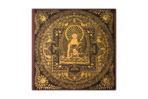 Buddha Mandala, Gold+Black, Artyantra, Druksell