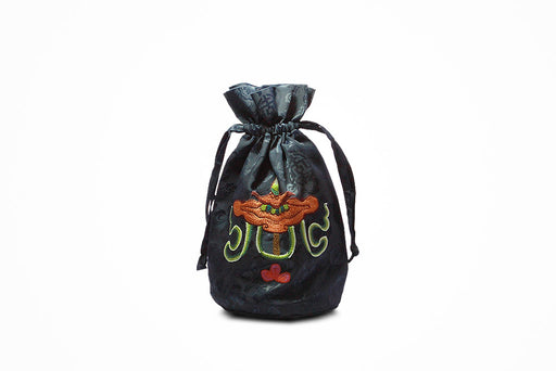 Bhutanese Traditional pouch (Dark blue) - Druksell.com