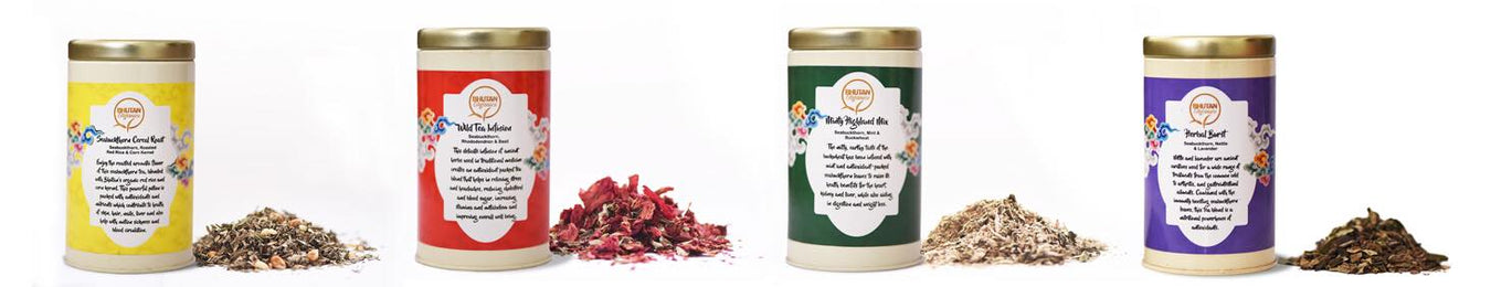 Bhutan Organics new line of tea products from Bhutan