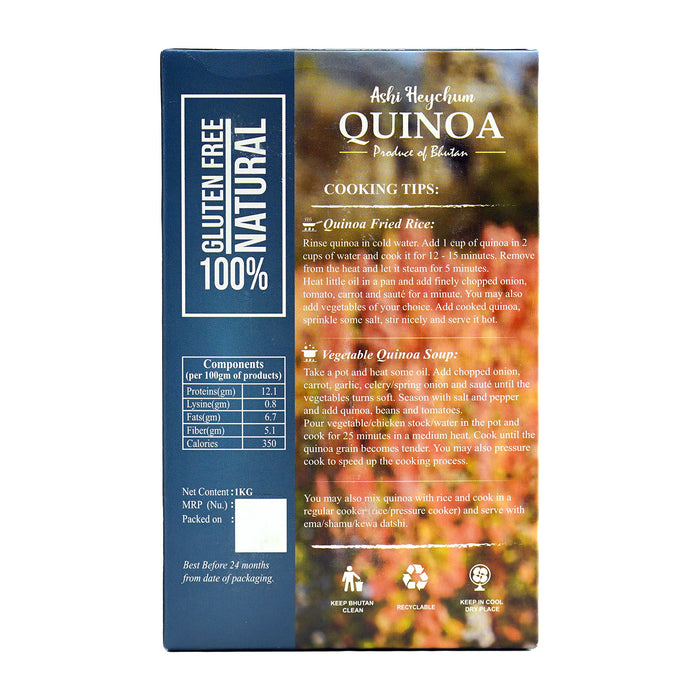 Quiona, 1kg,- FCB, Quinoa of Bhutan, Bhutanese Quiona, Healthy, Natural, Diets, Breakfast, Cereals of Bhutan, Bhutanese Cereals