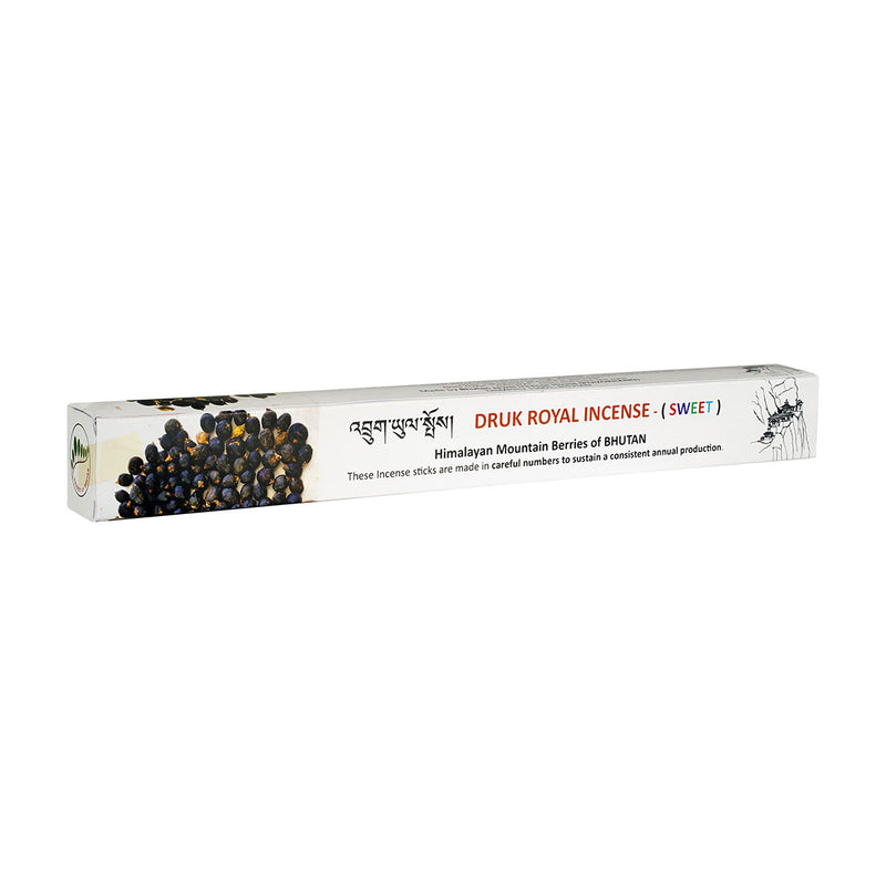 Druk Royal Incense -(SWEET), Himalayan Mountain Berries of Bhutan, Bhutan Jewel Incense