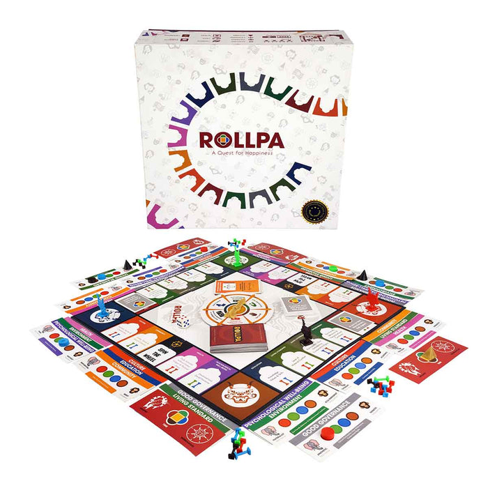 Rollpa: A Quest for Happiness, Novelty Board game, Druksell