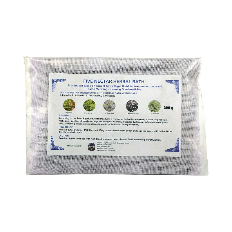 Five Nectar Herbal Bath from Bhutan, 200g, Menjong Sorig, druksell