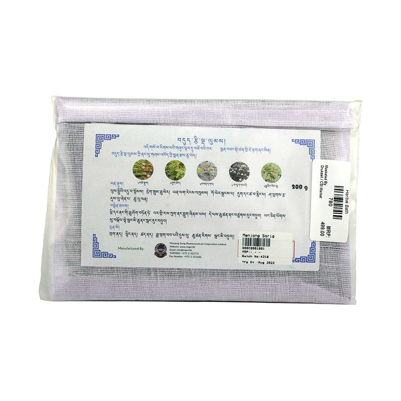 Five Nectar Herbal Bath from Bhutan, 200g, Menjong Sorig, druksell