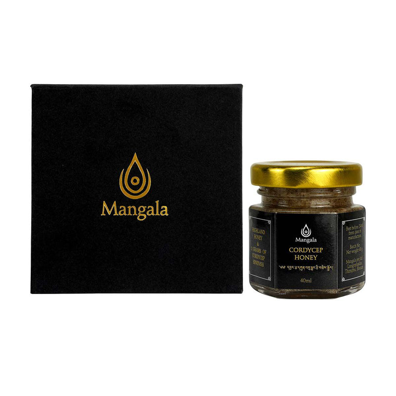 Mangala Cordycep Honey | 100% pure Cordyceps Sinensis Infused Honey, 180ml