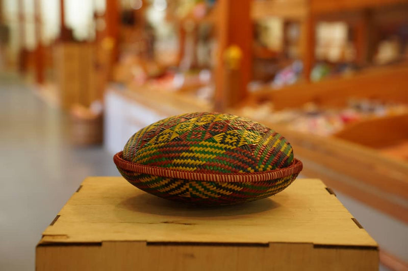 Bangchung, The Traditional Bamboo Plate of Bhutan, Khenrig Namsum Corpertive