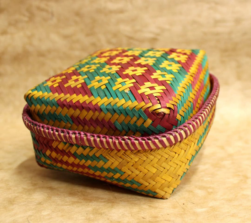 Container Dappa Dappa, Bhutanese bamboo container, Khengrig Namsum Cooperative ...