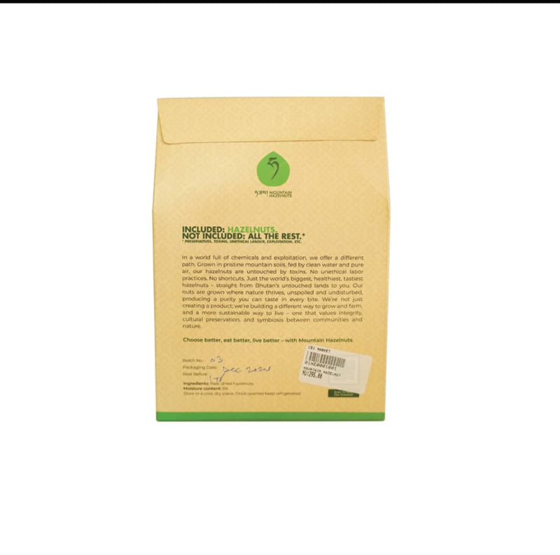 Mountain Hazelnut, Bhutan Grown Hazelnuts: A Taste of the Himalayas, 200g