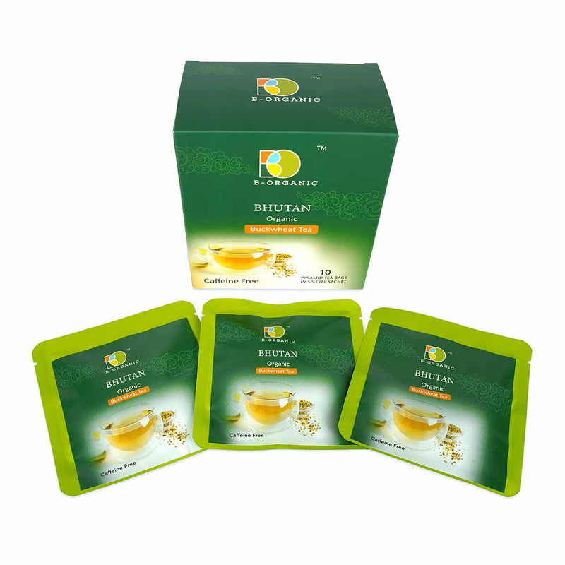 Buckwheat Tea, 10 pyramid tea bags, 30g, B-Organic