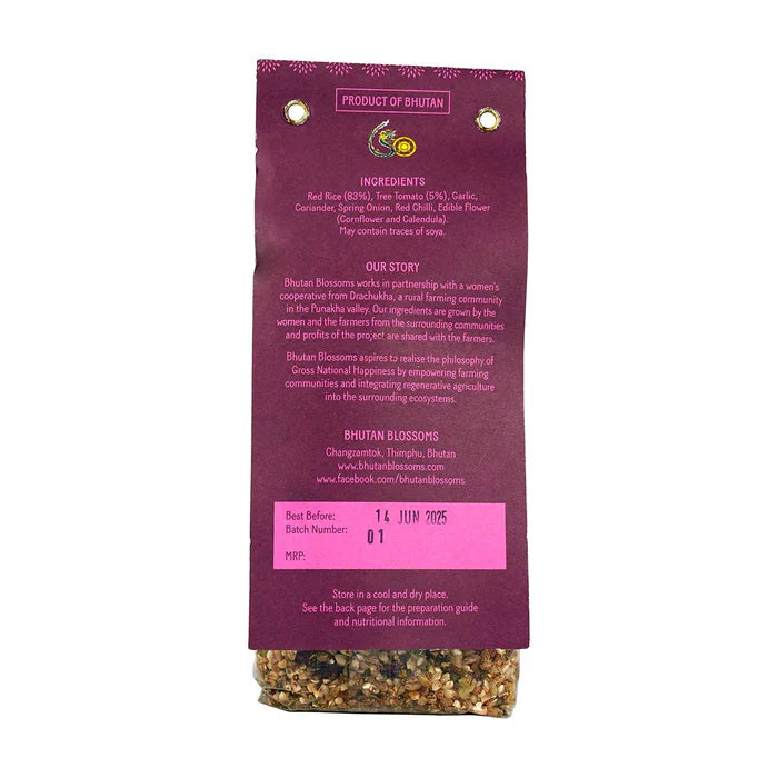 Tree Tomato risotto rice from Bhutan, Bhutan Blossoms, Druk Metho, 280g