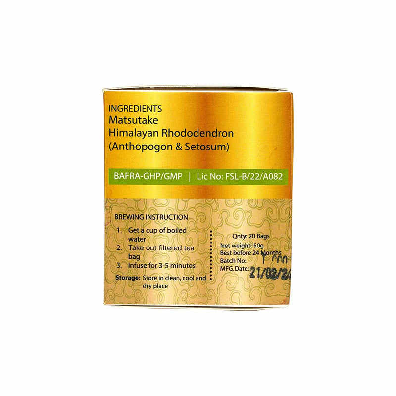 Matsutake Tea, Bhutan Healthy Tea, 50g (20 Bags)