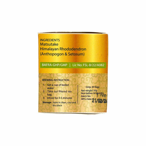 Matsutake Tea, Bhutan Healthy Tea, 50g (20 Bags)