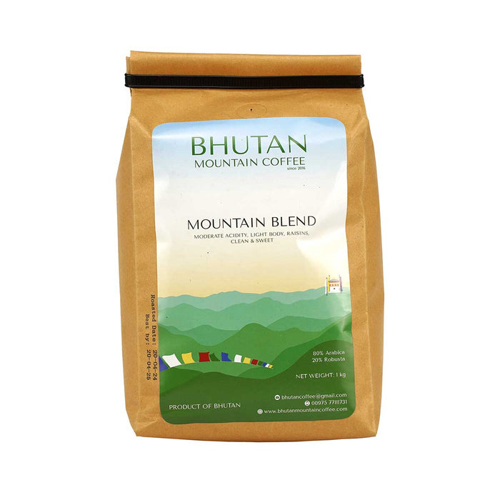 Bhutan Coffee Beans, Fresh roast, Bhutan Mountain Coffee, 500g