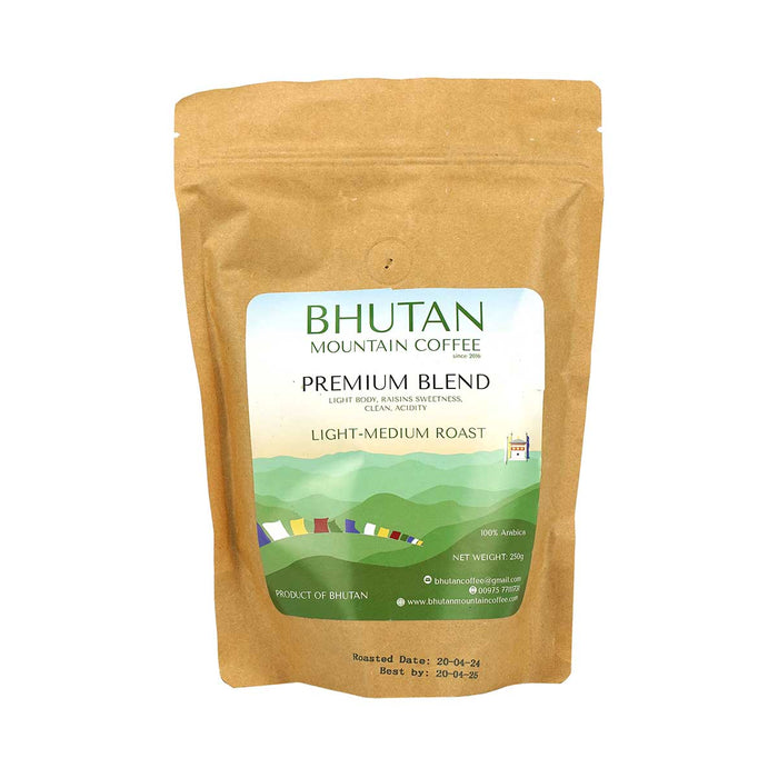 Bhutan Coffee Beans, Fresh roast, Bhutan Mountain Coffee, 500g