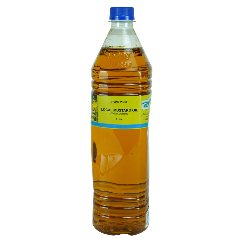 Mustard Oil (Yellow Mustard), 100% Pure Local ,Bio Bhutan, 1L