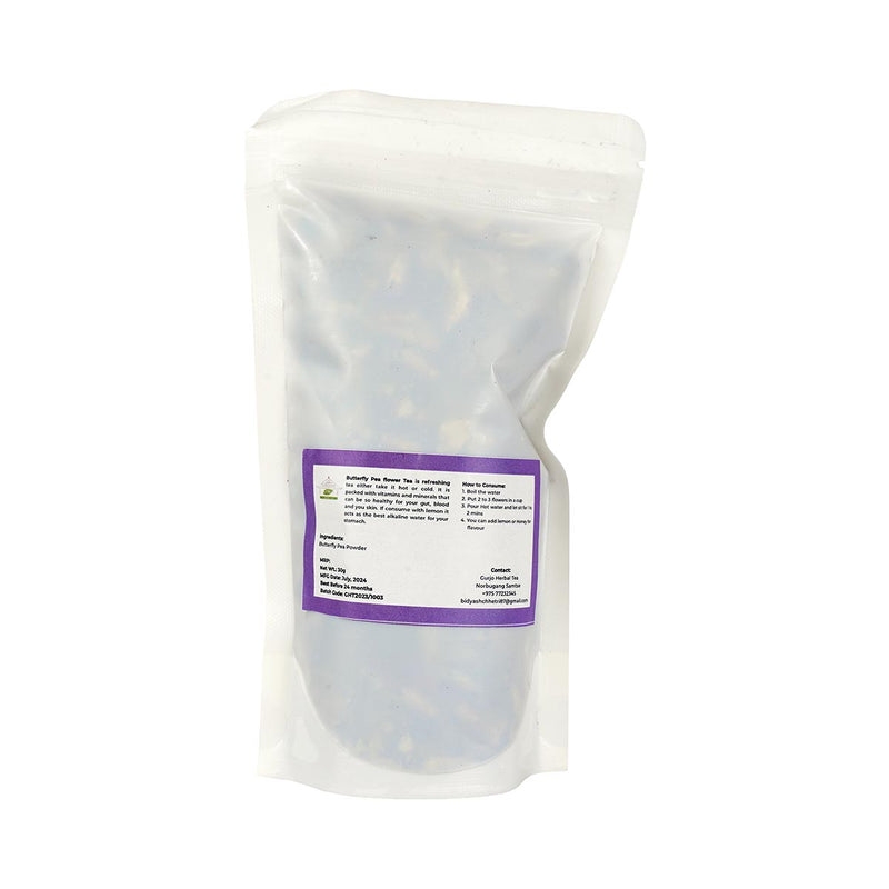 Butterfly Pea Flower Tea, Gurjo Herbal Tea, 30g