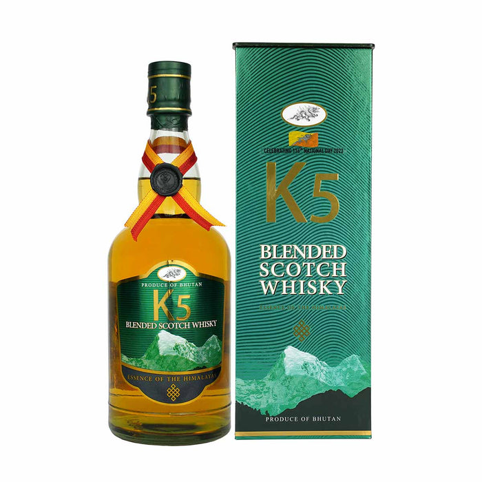 K5 Whiskey, Bhutan Army welfare Project, 750 ml