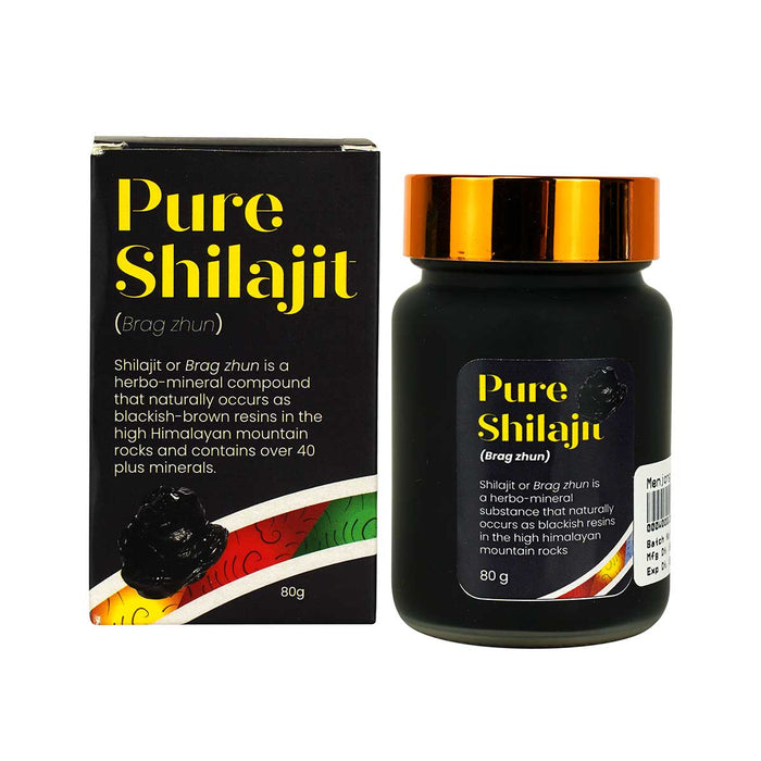 Pure Shilajit, 80g, Menjong Sorig Pharmaceuticals