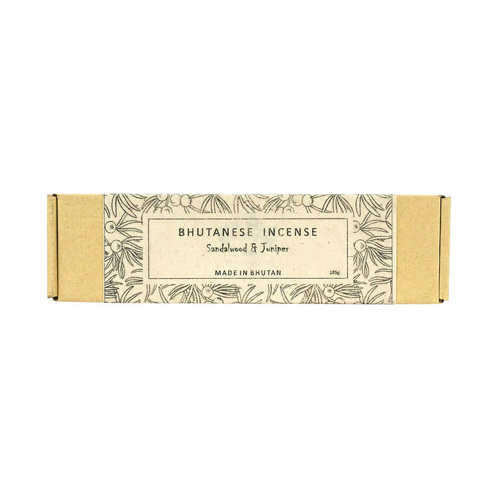 Bhutanese Incense Sandalwood and Juniper, Made in bhutan, 185g