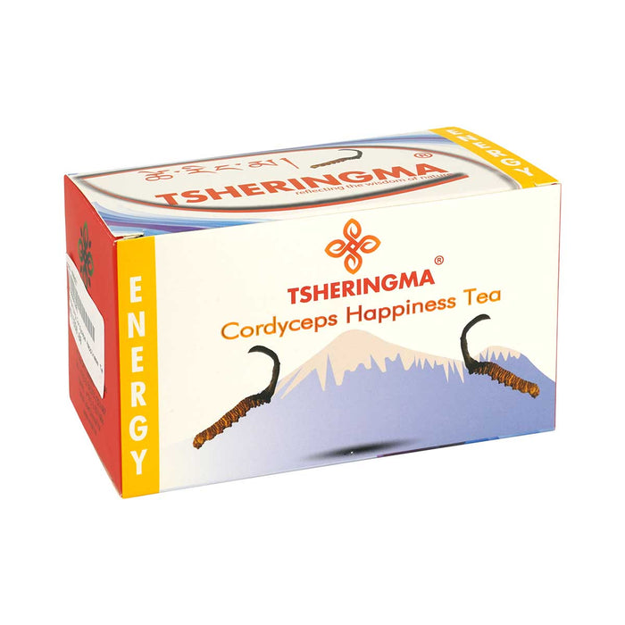 Bhutan Cordyceps Mushroom Tea (25 bags), Bhutan Wild Cordyceps, 120g (25 Tea Bags)