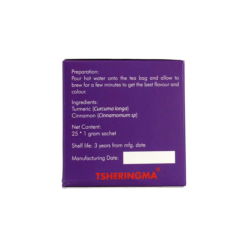 Cinnamon & Turmeric Tea, Tsheringma Tea, Menjong Sorig