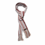 Raw silk Shawl (Maroon Pattern) (4594018680950)