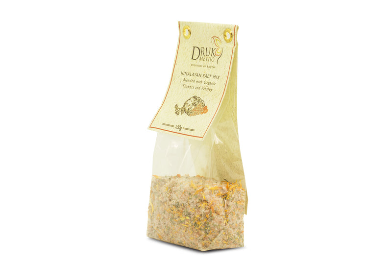 Himalayan Salt mix Blend with organic flowers and Parsley - Druksell.com (4404120846454)