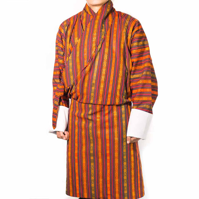Duchess Kate: Kira-style Skirt made from traditional Bhutanese fabric |  Princess Kate