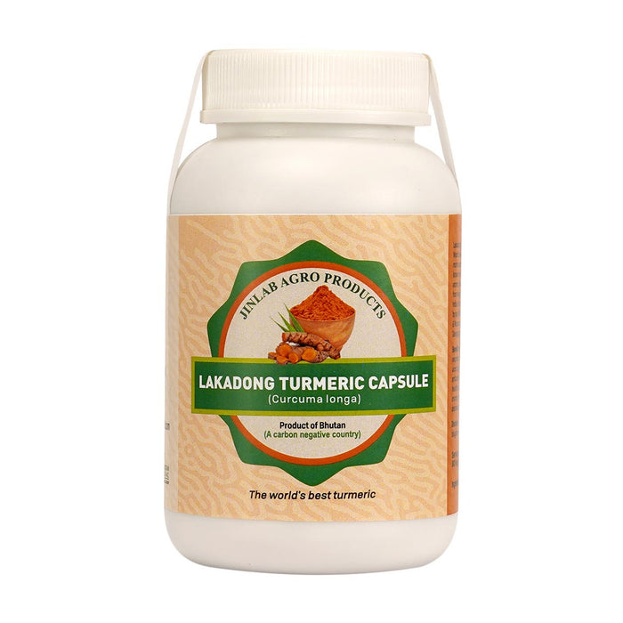 Lakadong Turmeric Capsule(Curcuma Longa), Jinlab Argo Products, Turmeric from Bhutan |druksell.com