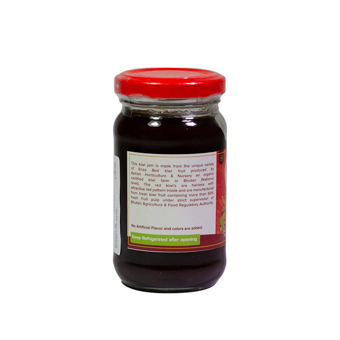 Natural Red Kiwi Jam, 250g, Jinlab Agro Products, Natural, fresh, organic, bhutanese kiwi, kiwi from Bhutan, himalayan kiwi, asian kiwi, local kiwi, 250gm, Druksell