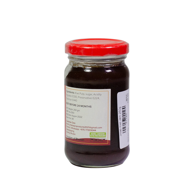 Natural Red Kiwi Jam, 250g, Jinlab Agro Products, Natural, fresh, organic, bhutanese kiwi, kiwi from Bhutan, himalayan kiwi, asian kiwi, local kiwi, 250gm, Druksell