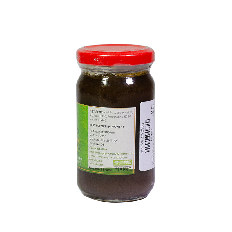Natural Green Kiwi Jam, 250g, - Jinlap Agro Products,Natural, fresh, organic, bhutanese kiwi, kiwi from Bhutan, himalayan kiwi, asian kiwi, local kiwi