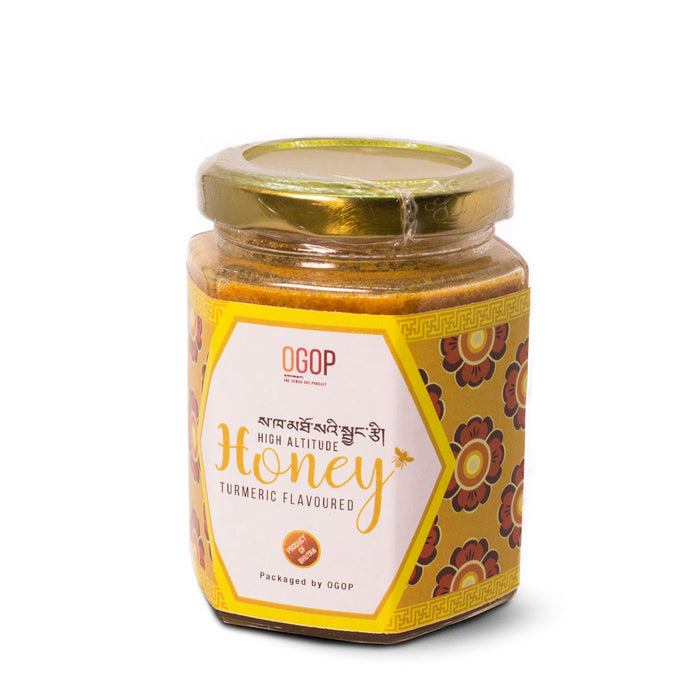 Turmeric flavored honey from Bhutan