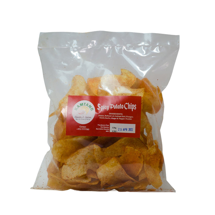Spicy Potato Chips - Bhutan Chips - Kamtang