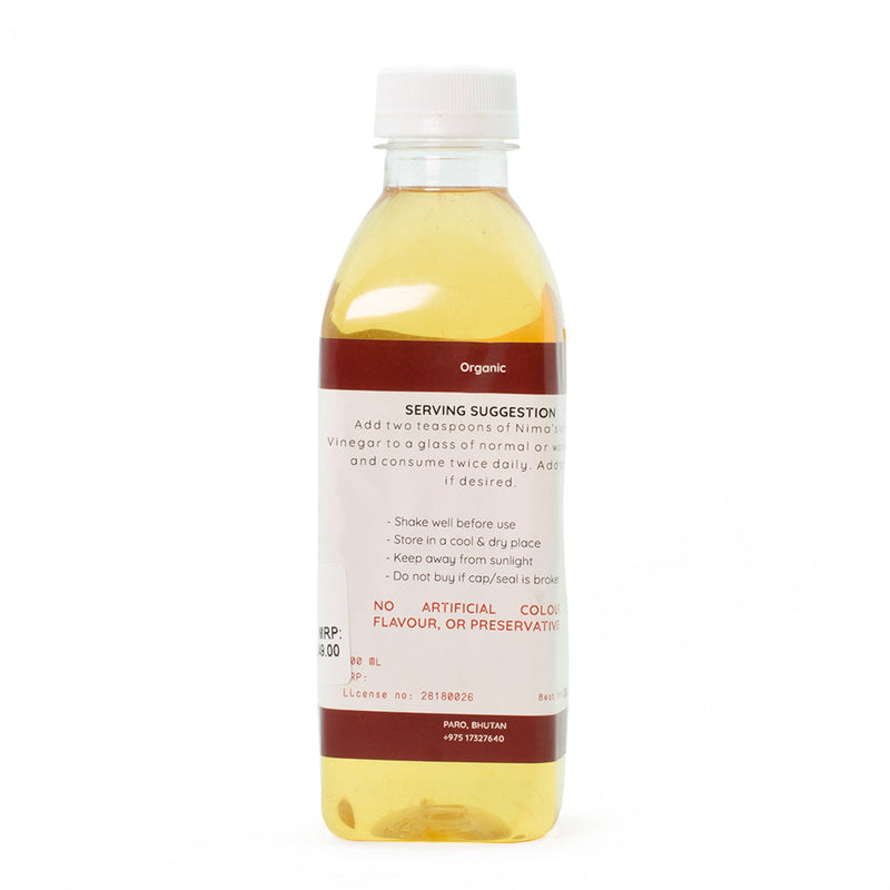 Nima's Raw Apple Vinegar from Bhutan, Natural and Organic, 300ml