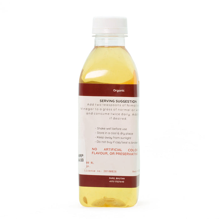 Nima's Raw Apple Vinegar from Bhutan, Natural and Organic, 300ml