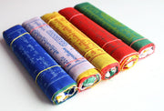 Windhorse multi colour Prayer flags (6x7 in) - Druksell.com
