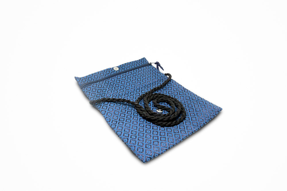 Traditional sling purse (Blue) - Druksell.com