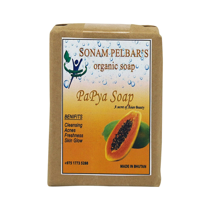 Papya Soap | | Druksell | Organic Soap | Sonam Pelbar Soap