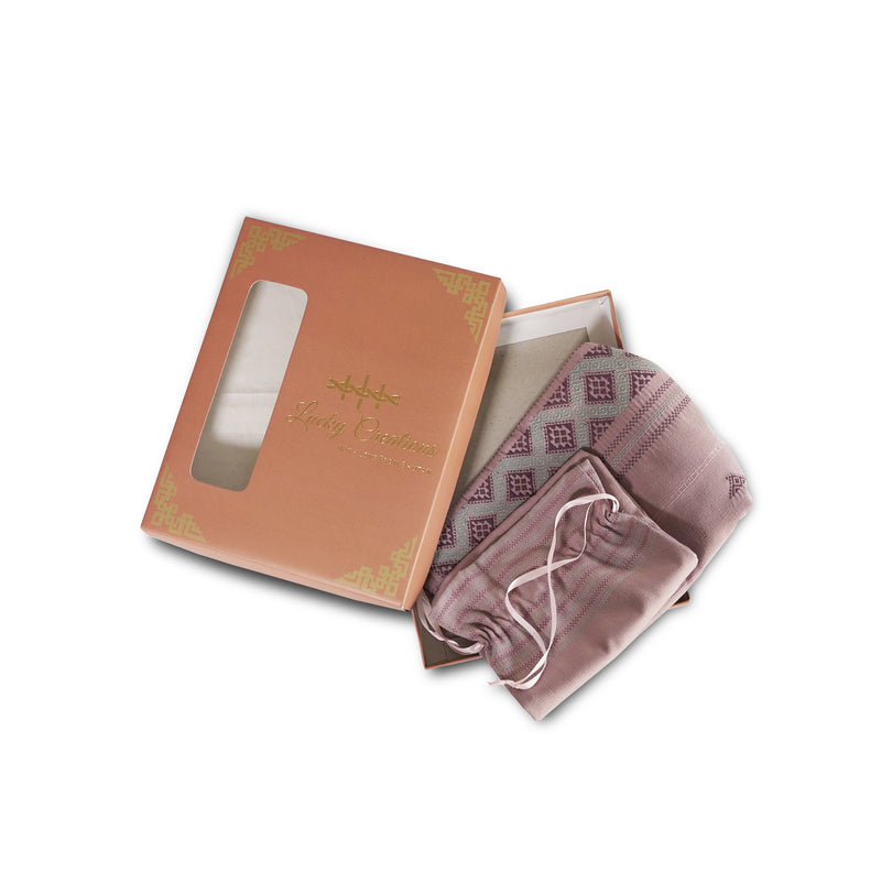 Scarf & Pouch (Pink Pattern) (4594003247222)