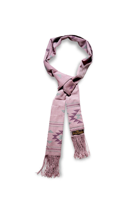 Scarf & Pouch (Pink pattern) (4594003607670)