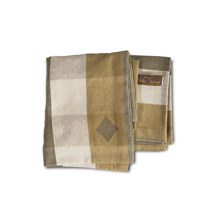 Raw silk cushion from Bhutan | Earth brown cushion from Bhutan | artisan cushion cover from Bhutan (4594000298102)