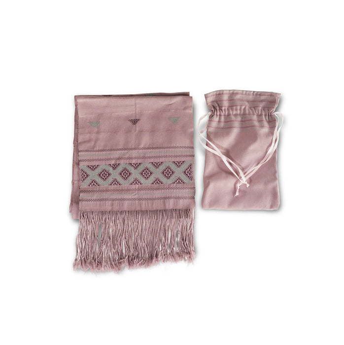 Scarf & Pouch (Pink Pattern) (4594003247222)