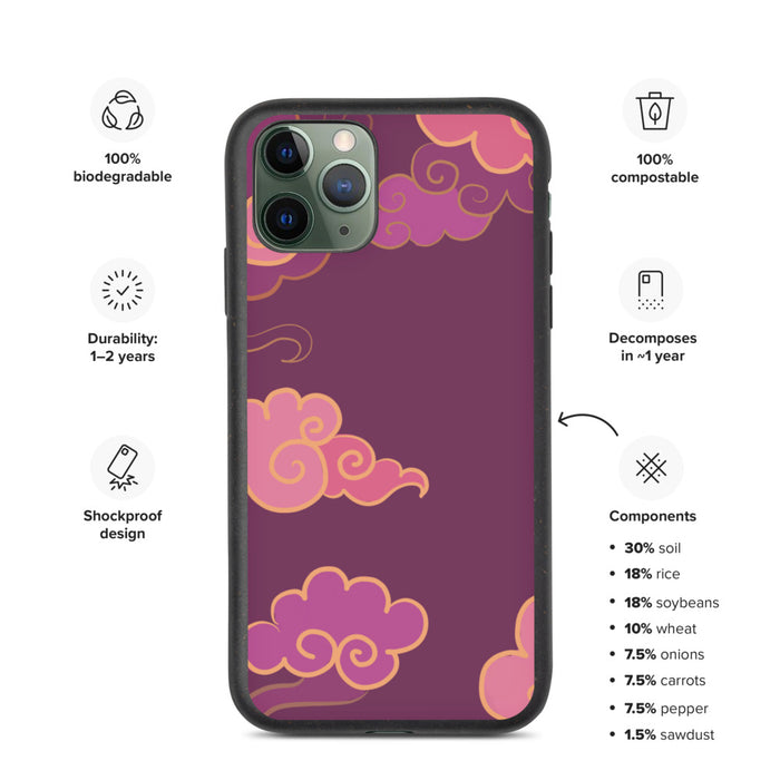 Biodegradable Deluxe Cloud Bhutan inspired phone case - Druksell