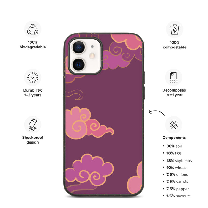Biodegradable Deluxe Cloud Bhutan inspired phone case - Druksell