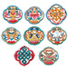 Eight Auspicious Signs, Tashi Ta Gye, Woodcarving, Bhutan Woodwork | Druksell