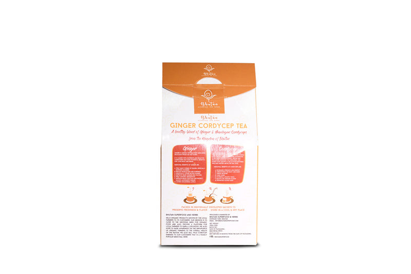 Bhutan Ginger cordycep tea - Druksell.com