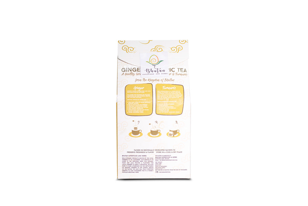 Ginger Tumeric tea - Druksell.com |  Bhutan Superfood and Herbs
