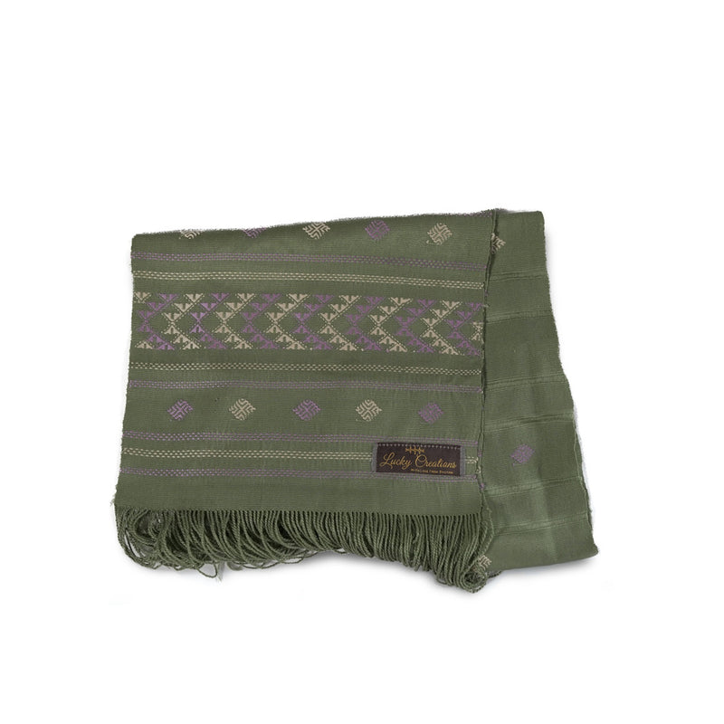 Scarf in traditional (Light Green) (4594010062966)