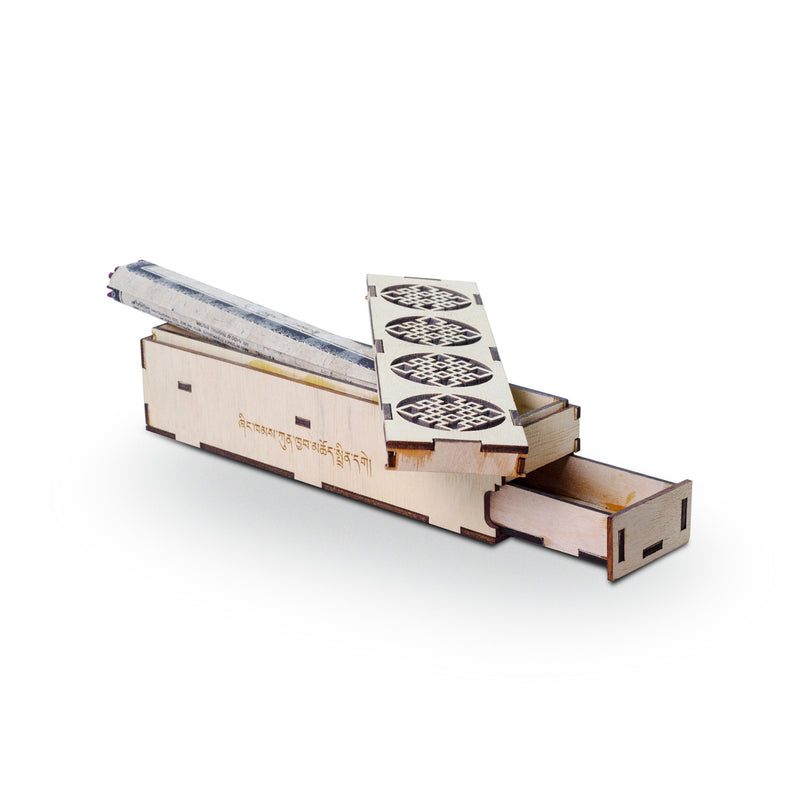 Zhingkham kunchhab chhoetrin bhutan | druksell incense sticks with wooden box